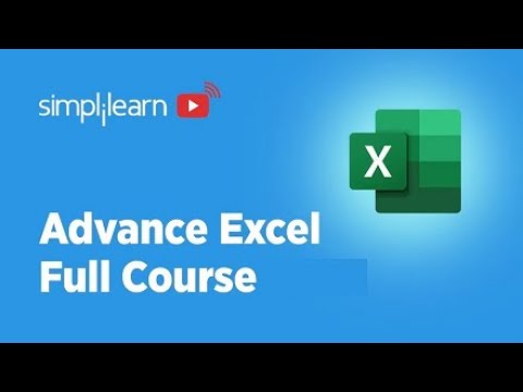 🔥Advanced Excel Full Course 2023 | Advanced Excel Functions | MS Excel 19 Training | Simplilearn