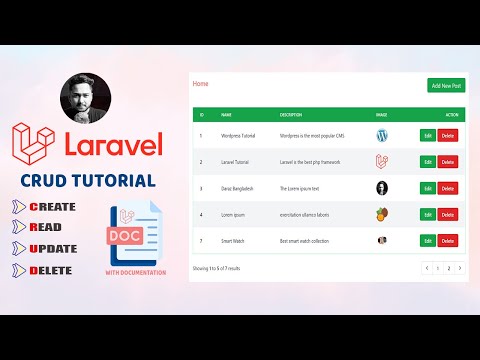 Laravel CRUD Tutorial for Beginners | Create, Read, Delete, Update with Upload Image