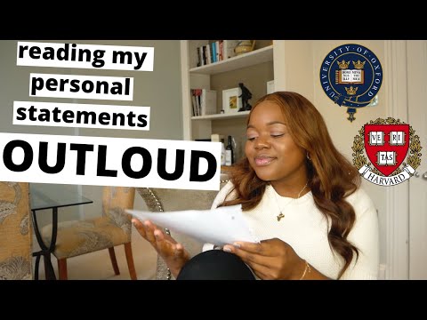 how to write an AMAZING personal statement for ANY university application.