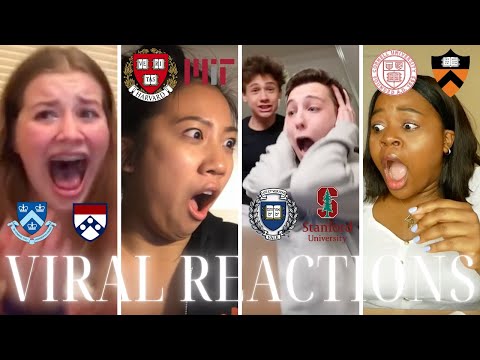 Most VIRAL IVY LEAGUE Acceptance Reactions - Harvard, Yale, MIT, Stanford, Princeton **eMOTIONAL**