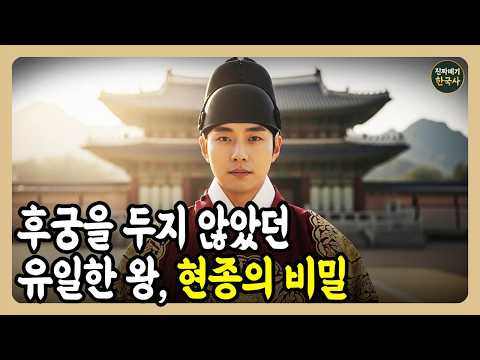 《한국사》조선 500년 역사 유일한 후궁 없는 단 한 명의 왕, 현종 l 역사 인물 l 조선 l