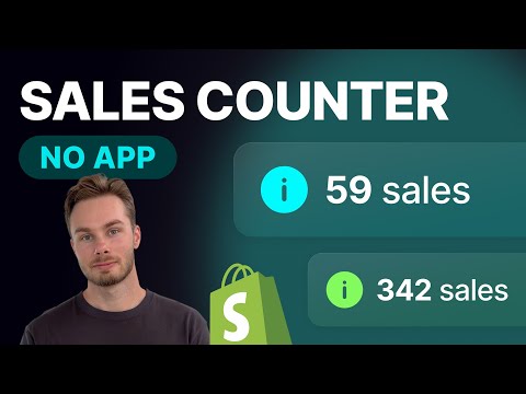 Displaying a Sales Counter on Shopify Product Pages + Shopify Flow Tutorial for Beginners