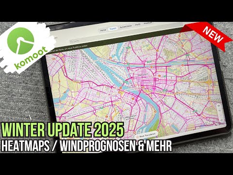 Komoot Winter Update 2025 Heatmaps, Windprognosen, eigene Lieblingsorte & mehr!