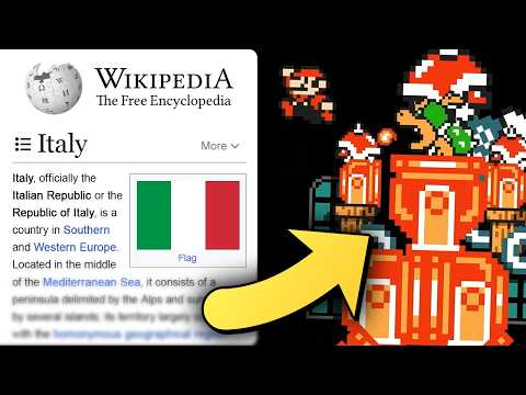 I combined Mario Maker with Wikipedia. I got lost in Italy.