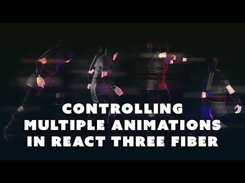 Controlling Multiple Character Animations In React Three Fiber
