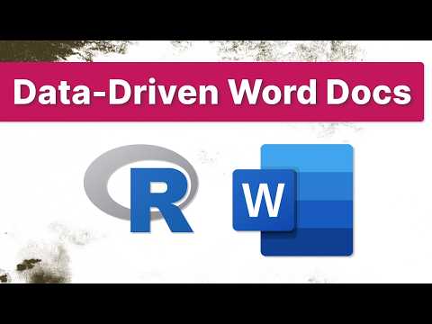 How to Fill Word Files With Data Using R & officer | Step-by-Step Tutorial
