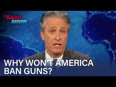 Jon Stewart on America’s Gun Problem & Dystopic Present | The Daily Show