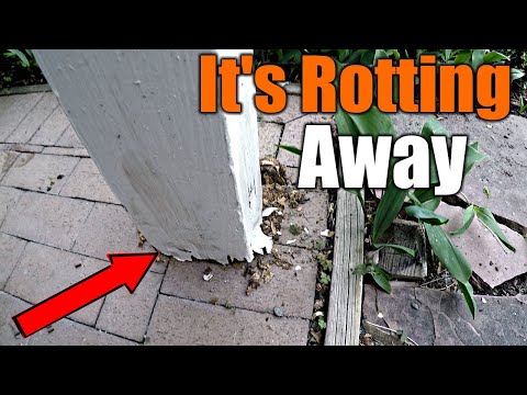 Rotten Post Repair | THE HANDYMAN