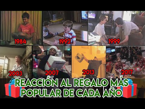 Reacciones de niños y adultos al regalo mas popular y vendido de cada año l 1983 - Actualidad
