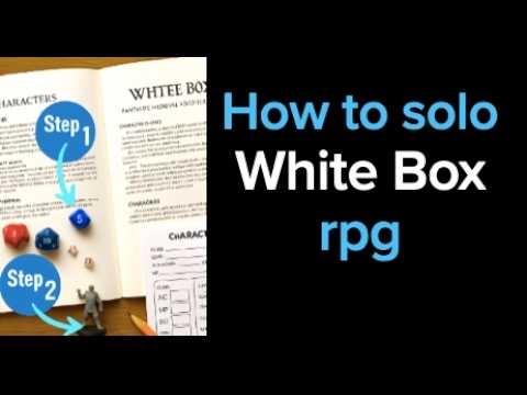 how I solo White Box rpg #solorpg
