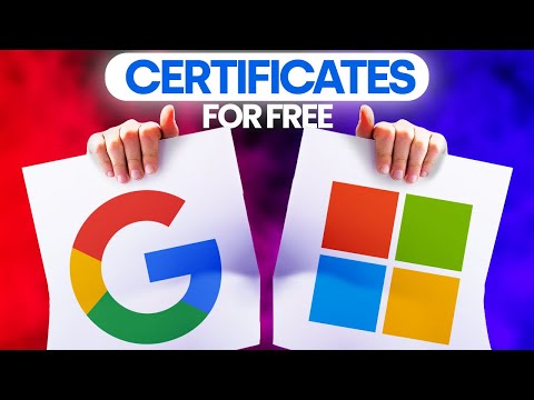 HOW TO GET FREE GOOGLE & MICROSOFT CERTIFICATES (Full Guide)