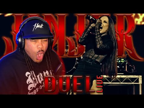 SHE'S AN ABSOLUTE BEAST!!! | Duel : LIVE | JINJER | Rapper REACTION | COMMENTARY