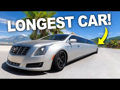I drove the LONGEST car in Forza...