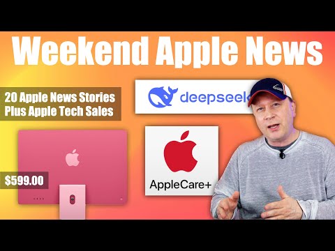 Incredible iMac Pricing, M4 Mac mini SSD Upgrade Process, New iPhone, Deepseek Security, Apple News