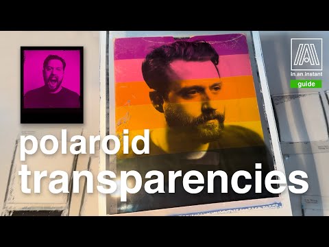 Make stunning Polaroid transparencies! How to craft DIY Duochromes, Gold Leaf Polaroids, 8x10 & more