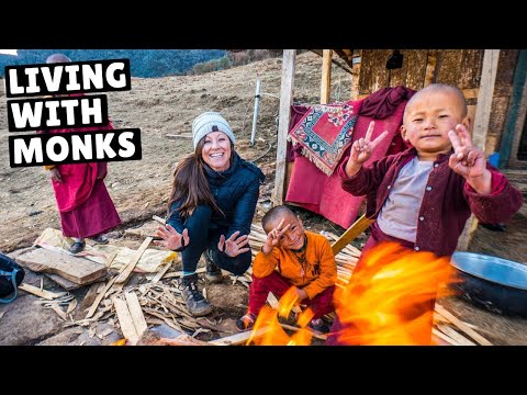 WE STAYED WITH MONKS IN BHUTAN (a touching story)