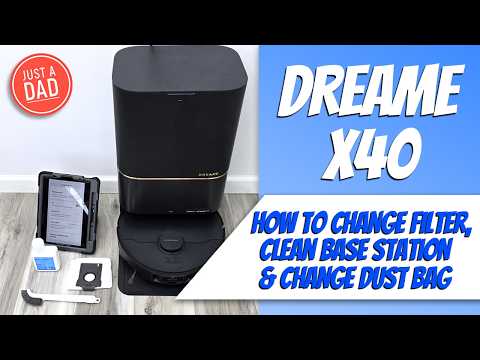 How To Do Maintenance on Dreame X40 Ultra Robot Vacuum & Mop with links to parts