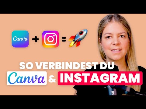 Create Instagram content with CANVA 🤩 quick & easy 🔥 Canva tutorial (German) 💻📲