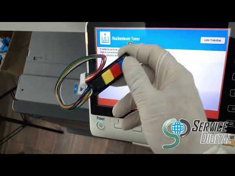 Resetando Cartuho toner Konica Minolta C258 C308 C368 C458 C558 C454 C554/reset toner cartridge