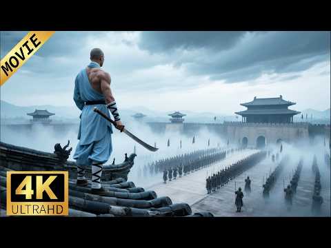 100,000 soldiers hunt a Shaolin monk, but his supreme kung fu lets him break through.
