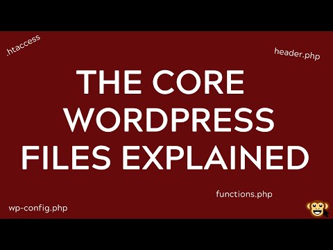 The CORE WordPress Files Explained