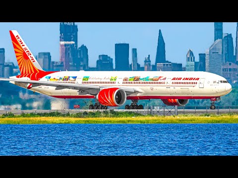 ✈️ 100+ BIG PLANE TAKEOFFS & LANDINGS 🇺🇸 NEW YORK JFK Airport Plane Spotting [JFK/KJFK]