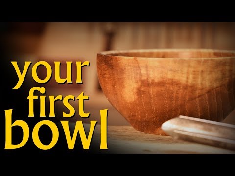 Turn Your First Bowl - A video class on bowl turning.