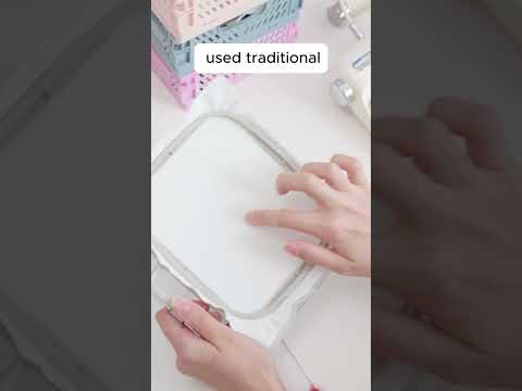 The Most Satisfying Sound in Embroidery 🤤#SkitchPP1 #Embroidery #SewingHacks #Satisfying