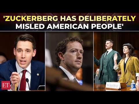 'Why kids below 13 important to Meta?': Sen Hawley exposes Zuckerberg's priorities at Senate hearing