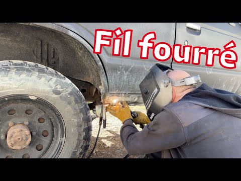 Carrosserie : soudure fil fourré