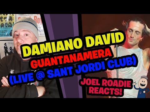 Damiano David | Guantanamera LIVE @santjordiclub - Roadie Reacts