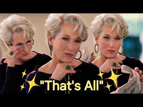 Miranda Priestly's MOST ICONIC moments in The Devil Wears Prada💅