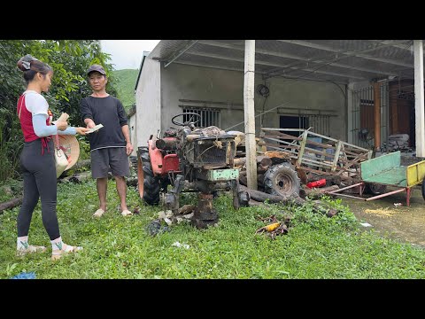 Restarting a 3-cylinder inline 2-axle tractor - Neglected for 18 years, will it still run?