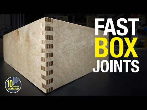 Box Joints - Fast, Accurate, Easy [video 609][AD]