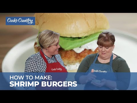 How to Make Crispy Shrimp Burgers