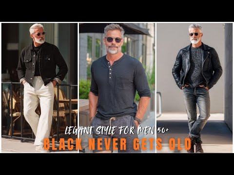 Why Black-Based Outfits Still Work After 50 — 20 Examples - men's fashion
