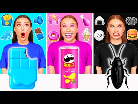 24 Часа Едим Еду Одного Цвета Челлендж | Умные Гаджеты или Лайфхаки от DoDo Challenge