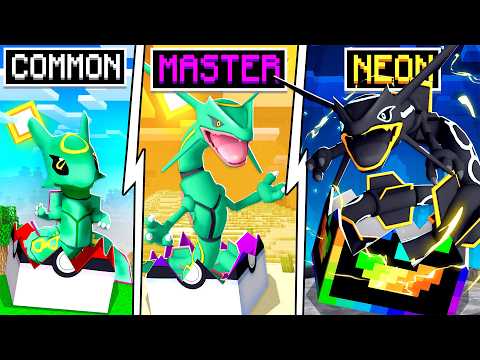 Upgrading Lucky Blocks To NEON POKEMON (minecraft)