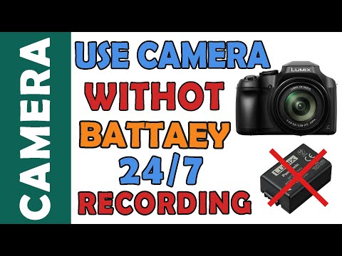 Panasonic Lumix FZ80/FZ82 - 24/7 Recording without Battery - FZ82 Battery  DC Coupler