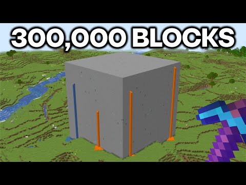 Mining 300,000 Blocks in Minecraft - Q&A Stream
