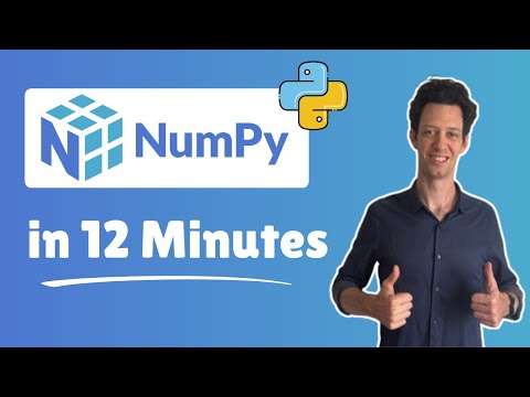 12 Minutes to Learn NumPy (Python): Arrays, Reshape, Arange & Linspace