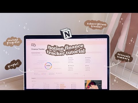 2025 NOTION TUTORIAL 💰✨ Finance Tracker to Stay on Top of Finances! 💸
