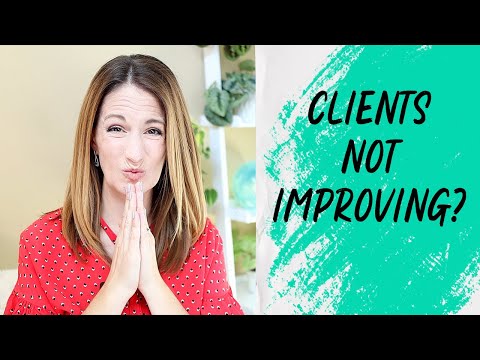 What to do When Therapy Clients Don't Improve