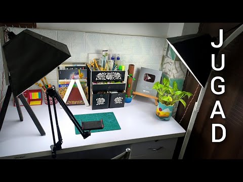 I Made My STUDIO*! (7 DIYs : Tripod, Studio Lights, Organizer & more...)