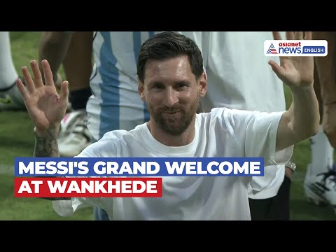 GOAT India Tour 2025: Messi Arrives at Mumbai's Wankhede Stadium