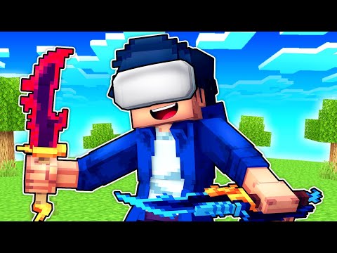 Spending 24 Hours in Solo Leveling VR Minecraft!