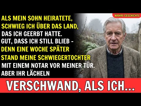 Als mein Sohn heiratete, verschwieg ich das Land, das ich geerbt hatte – und zum Glück tat ich es...