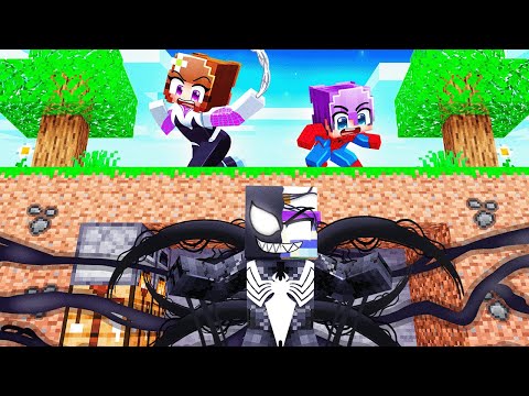 HUNTERS vs VENOM SPEEDRUNNER in Minecraft!