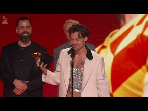 HARRY STYLES Wins Album Of The Year For ‘HARRY'S HOUSE' | 2023 GRAMMYs Acceptance Speech