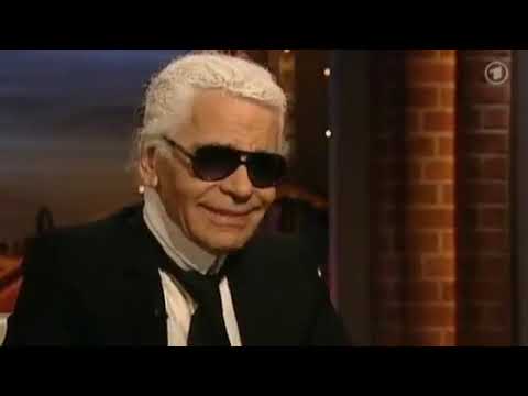Beckmann im Gespräch mit Karl Lagerfeld